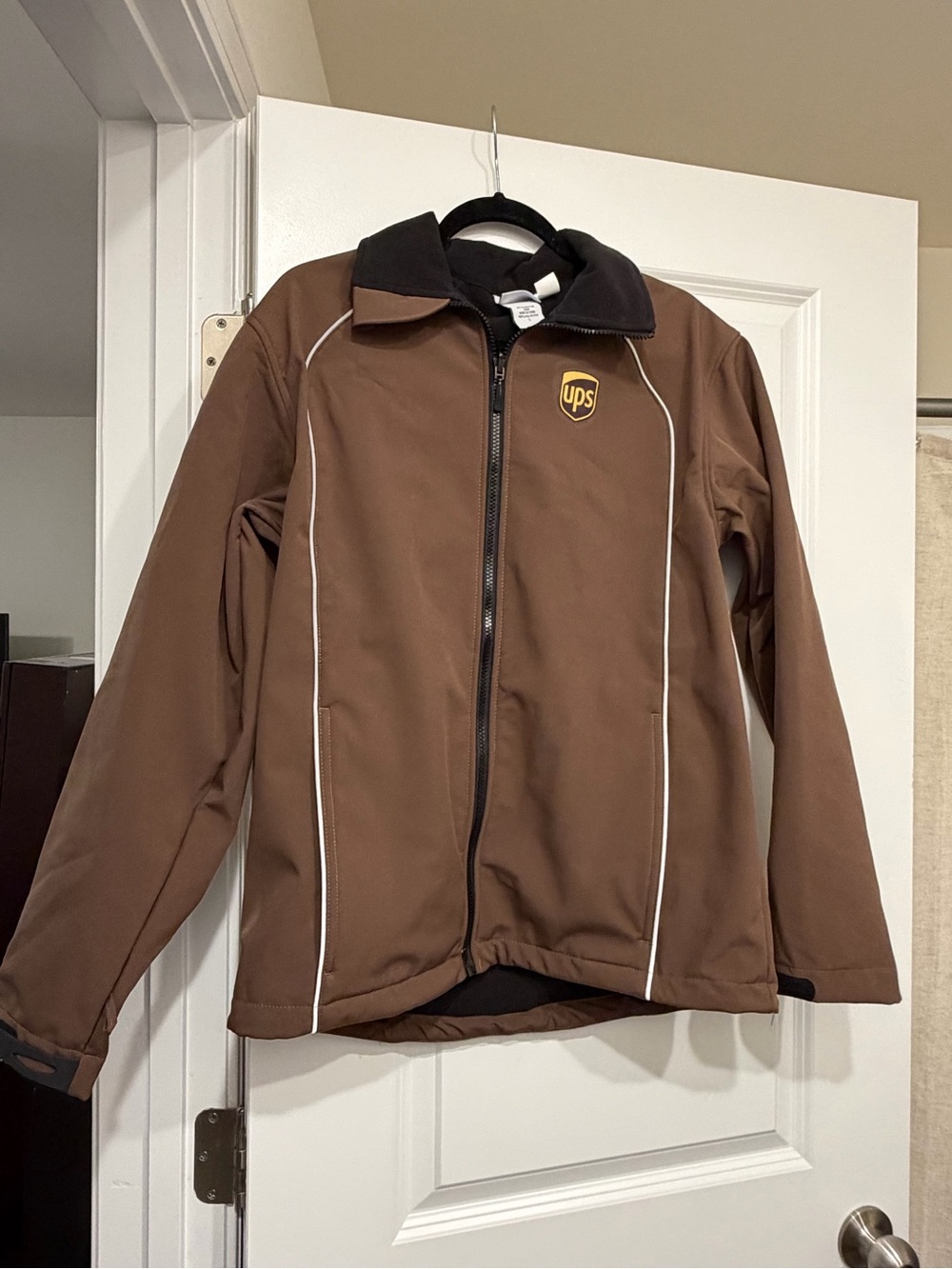 UPS Brown Windbreaker Jacket with Logo